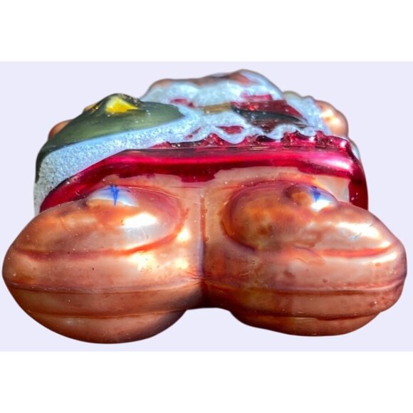 Set Of 3 Hand-Painted Glass Christmas Ornaments Nutcracker Gingerbread Snowman C - Picture 14 of 16